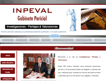 Tablet Screenshot of inpeval.com
